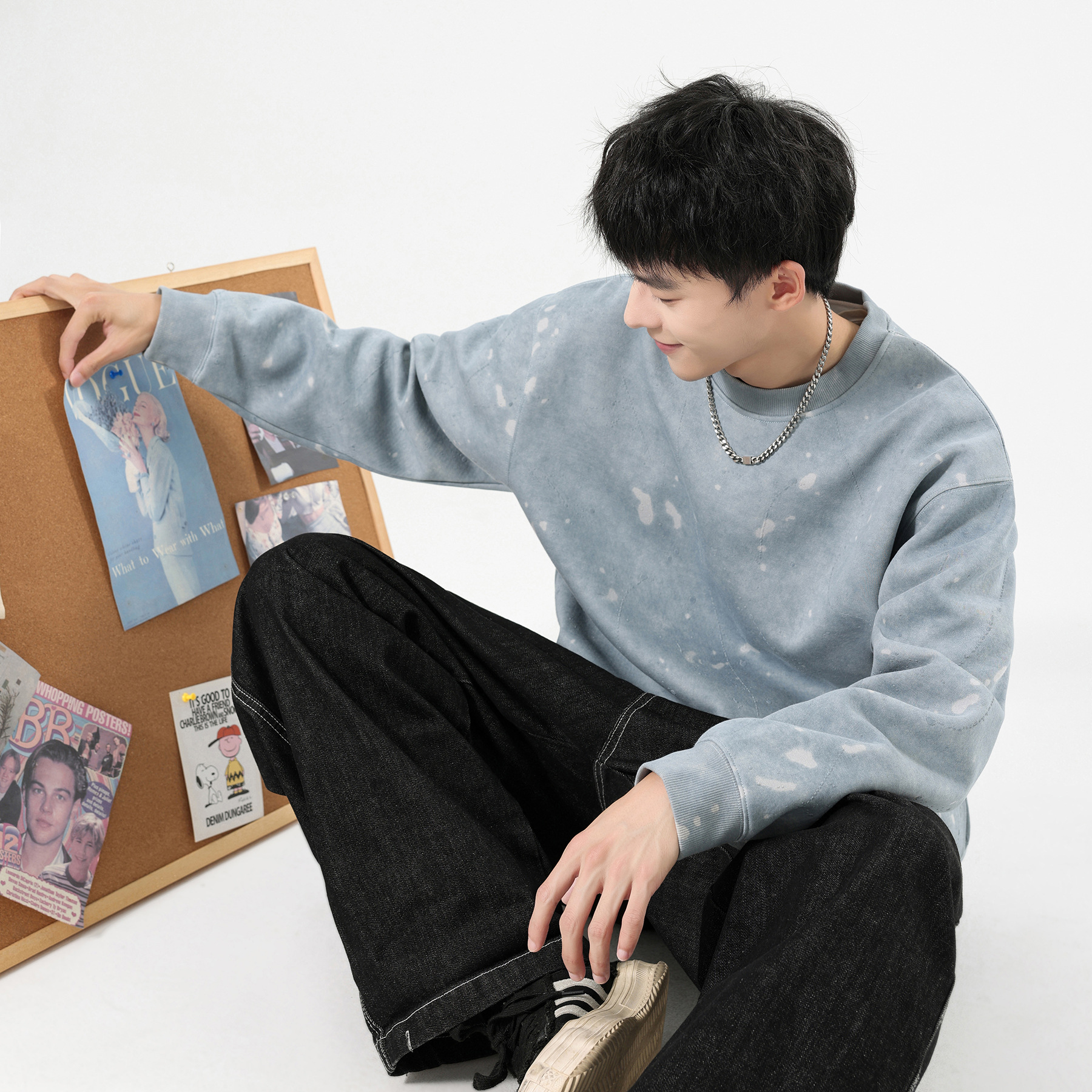 Printed long sleeved base T-shirt - Image 4