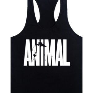 Animal Stringers Mens Tank Tops Sleeveless Shirt,tanktops Bodybuilding and Fitness Men's Singlets workout Clothes