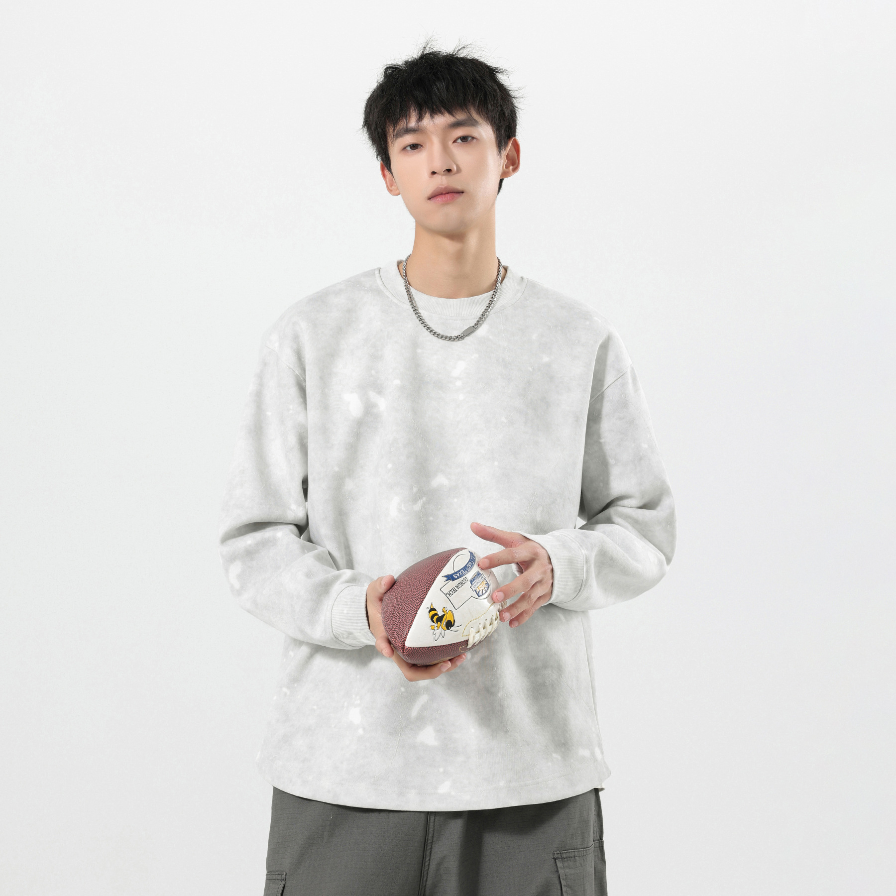 Printed long sleeved base T-shirt - Image 3