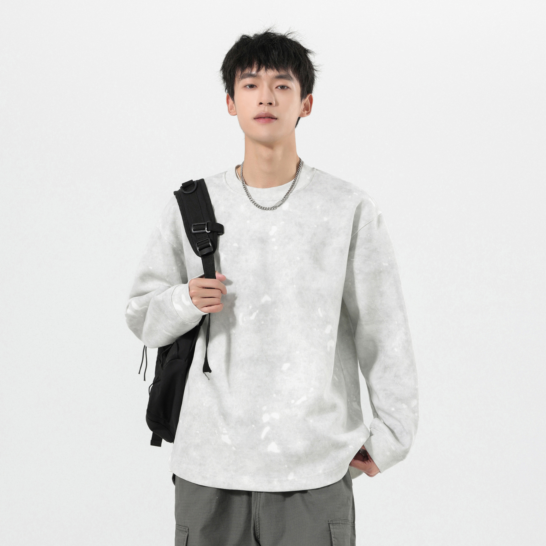 Printed long sleeved base T-shirt - Image 5