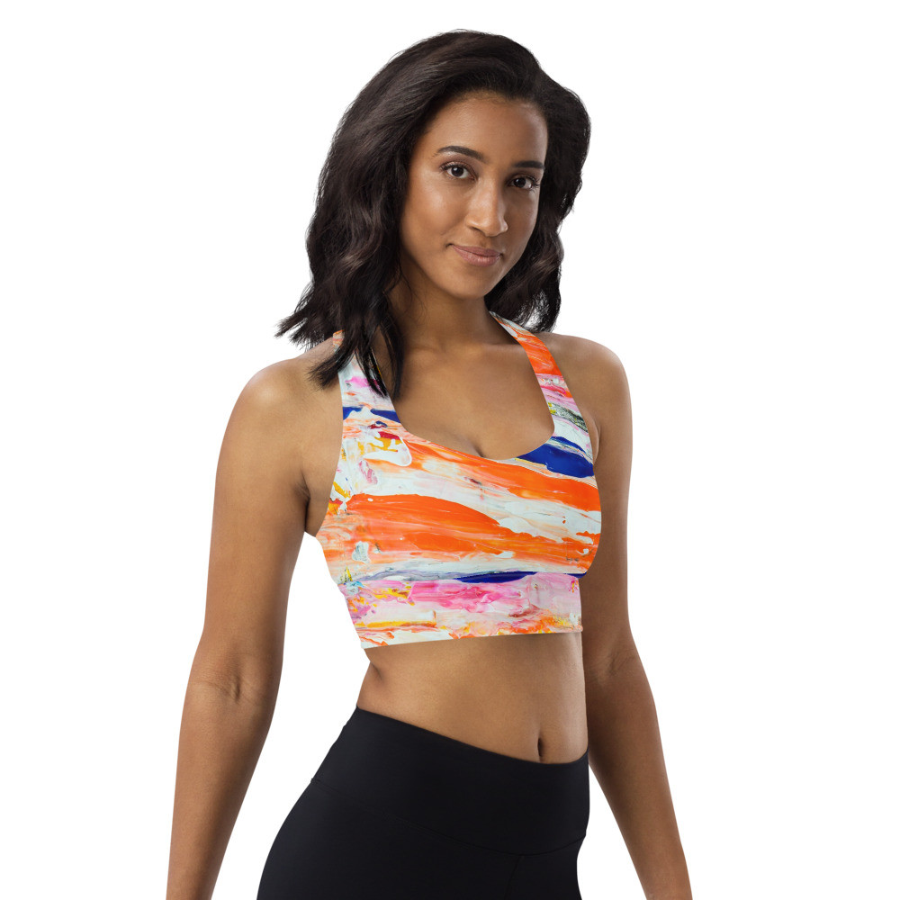 Gianneli Colours Longline Sports Bra - Image 5