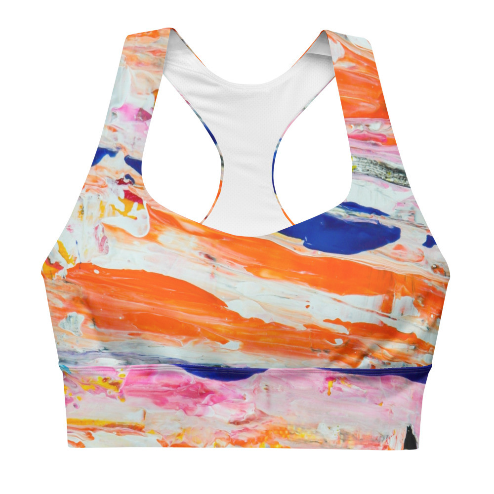 Gianneli Colours Longline Sports Bra